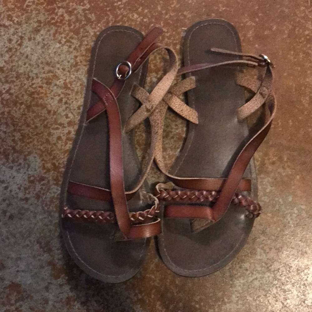 Brown sandals